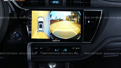 Màn hình DVD Android liền camera 360 Toyota Altis 2018 - 2019 | Fujitech 360 
